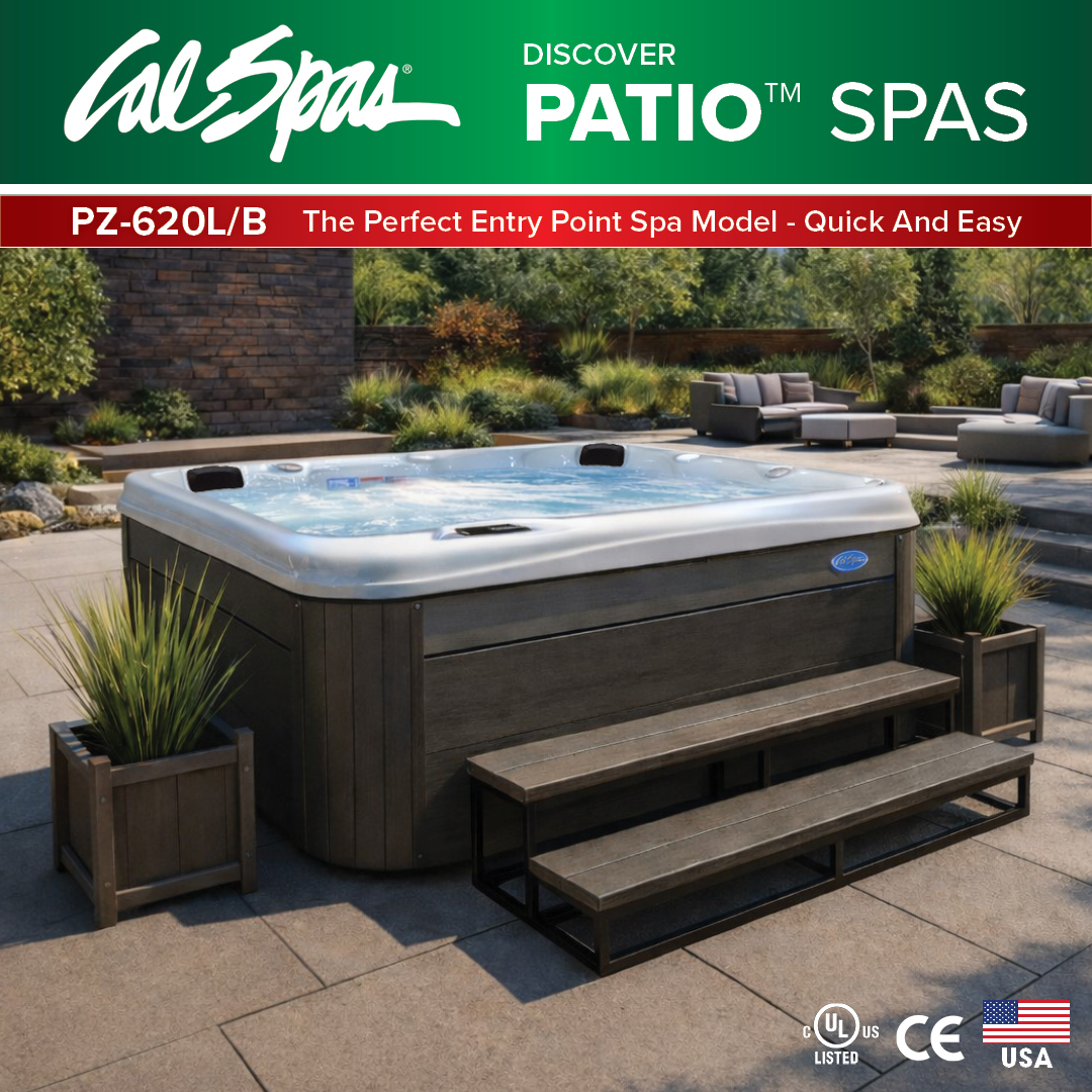 Calspas hot tub being used in a family setting - Westwood